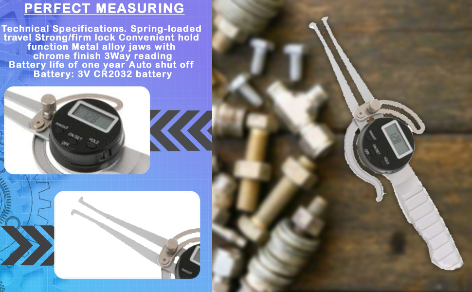 Digital Inside Pistol Caliper 12.7216mm Amazon.in Industrial