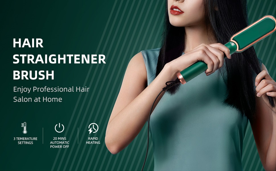 Hair comb straightener