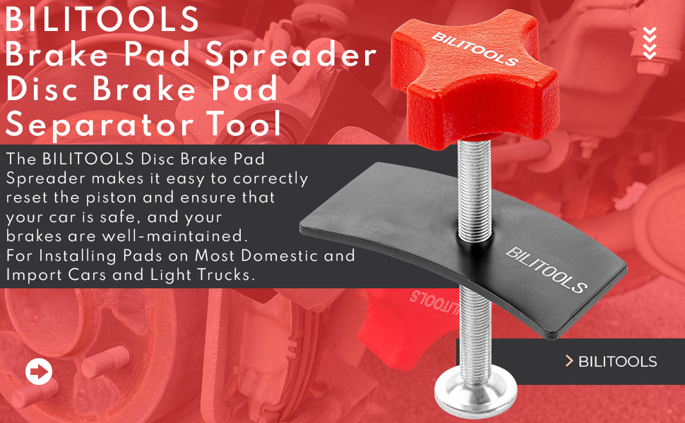 BILITOOLS Brake Pad Spreader Disc Brake Pad Separator Tool