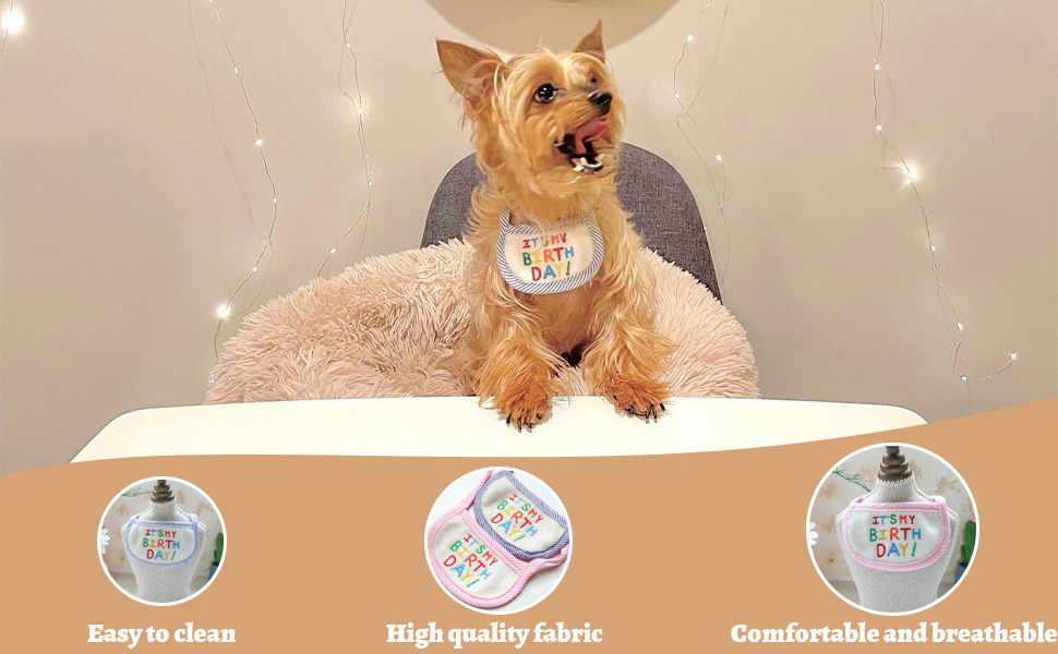 Amazon | ペット よだれかけ 犬 猫 誕生日 バンダナ かわいい