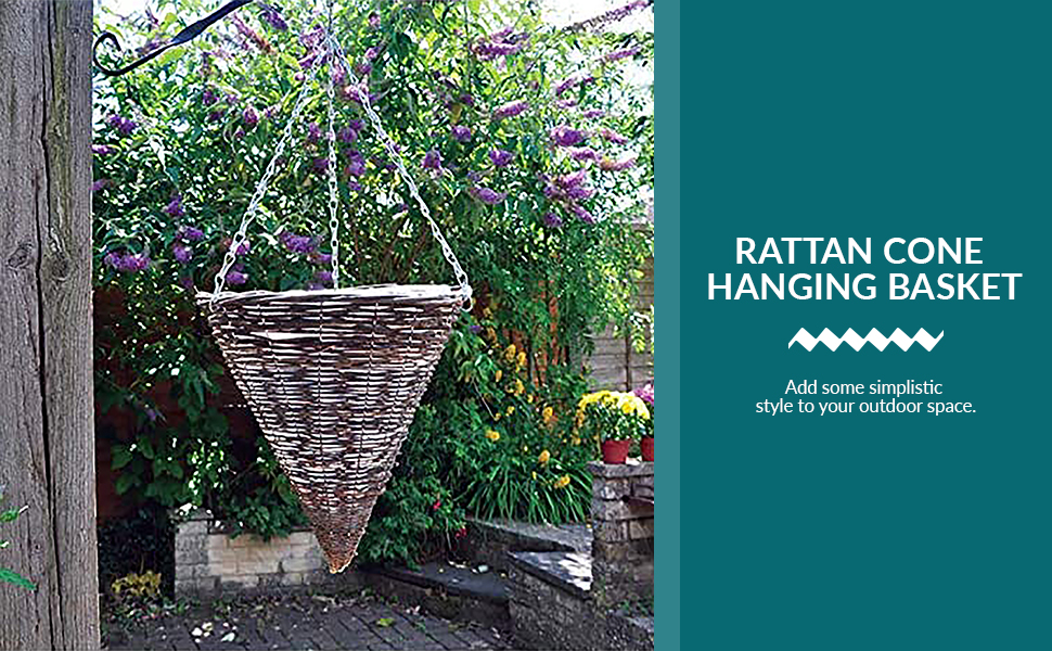 Garden Mile® Various Sizes Garden Hanging Baskets Decorative Ornamental