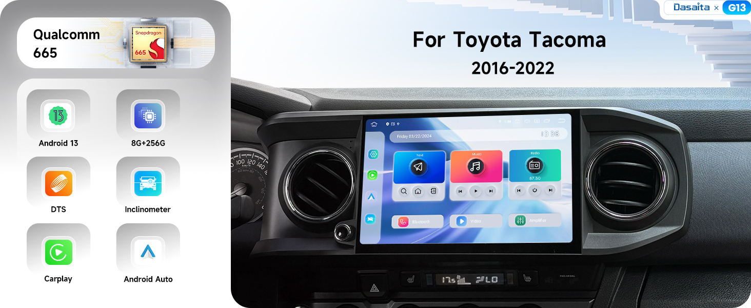 dasaita tacoma radio stereo head unit