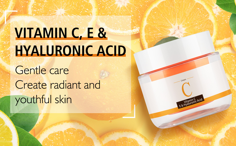 Hydrating Facial Moisturizer Vitamin E Face Lotion Anti Wrinkle Cream Dark Spot Corrector