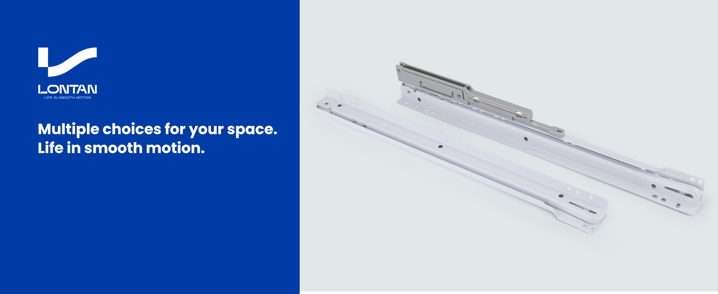 Soft Close Drawer Slides 12 Inch Bottom Mount Dresser Drawer Slides