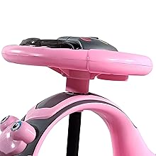 Kidsmate Magic Swing Car for Kids - Pink