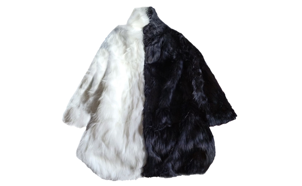 Faux fur coat for men