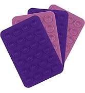 Keepzi 4 Pack Silicone Suction Cup Phone Case Mount for iPhone, Adhesive Phone Back Sucker Hipper...