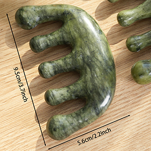 Upgrade your self-care ritual with this luxury jade comb