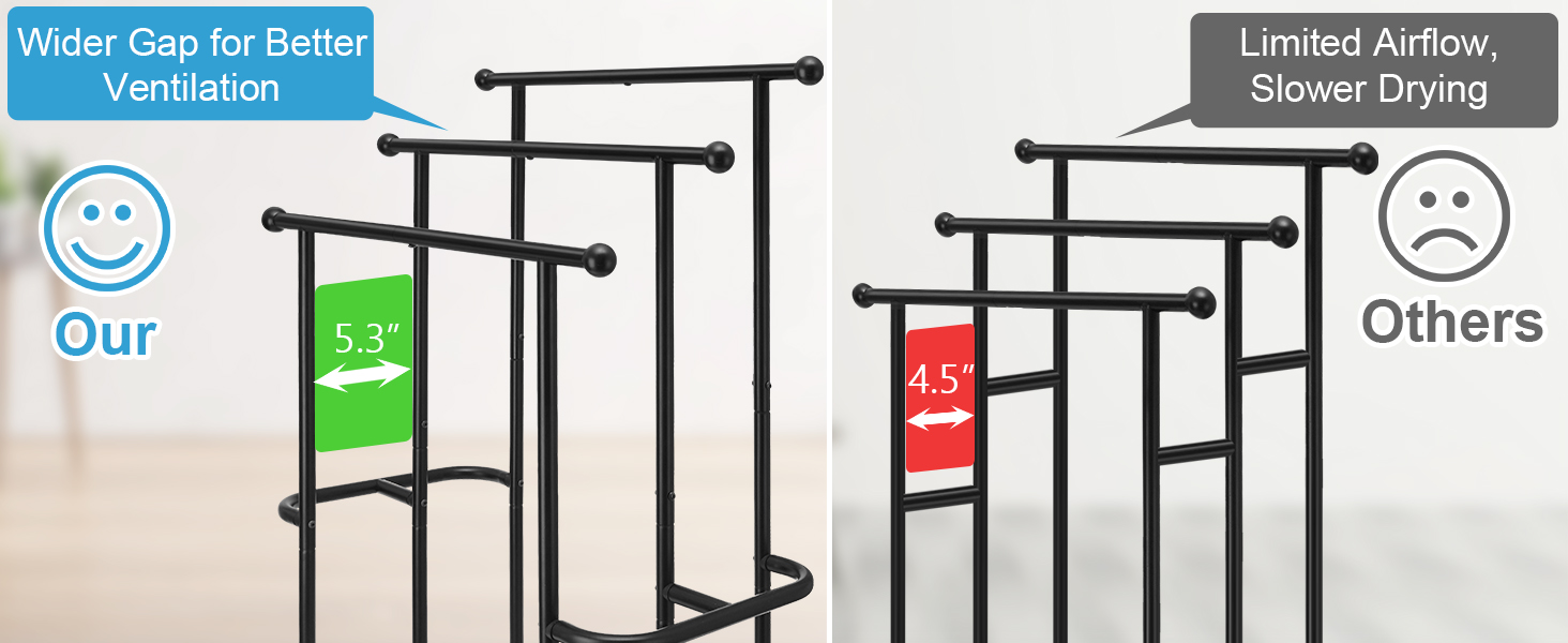 Freestanding Towel Rack