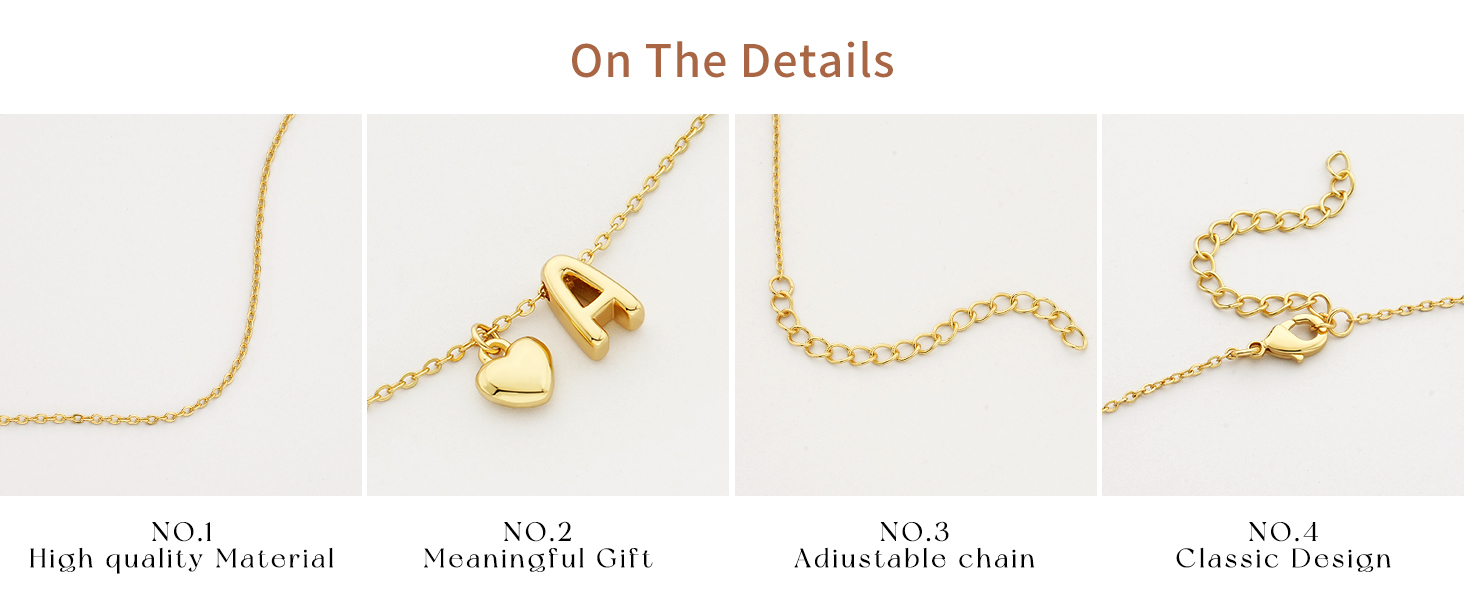 gold bubble necklace stack  for women