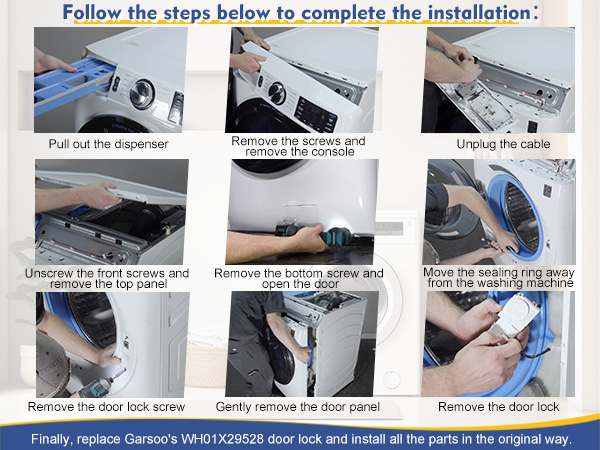 WH01X29528 Washer Door Lock (OEM)