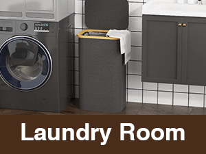 100L Laundry Hamper with Lid