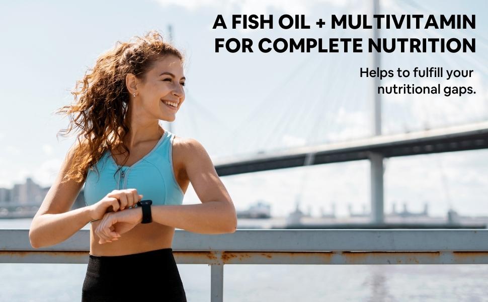 Buy Carbamide Forte Fish Oil with Multivitamin and Omega 3 1000mg