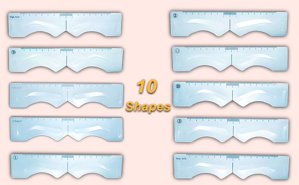 eyebrow stencil reusable