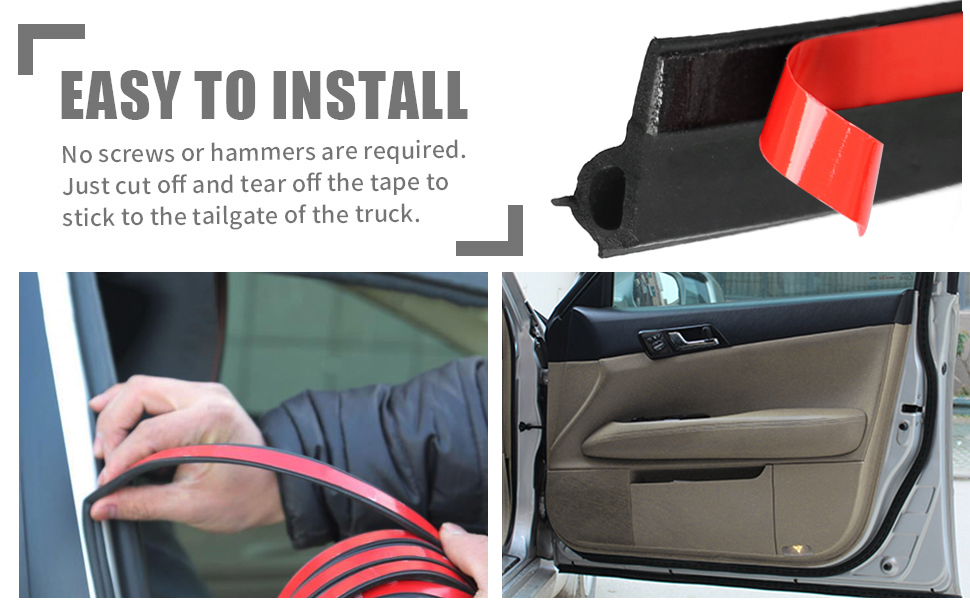 13ft Adhesive Universal Weather Stripping Protector for Automotive