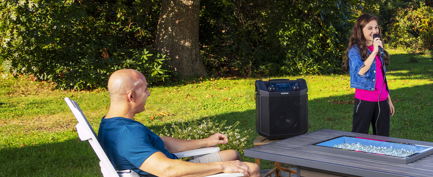 ION Audio Block Rocker Plus 100 W Outdoor Bluetooth Speaker with