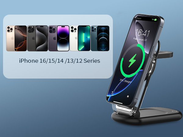 Amazon.com: 3 in 1 Magnetic Wireless Charging Station for