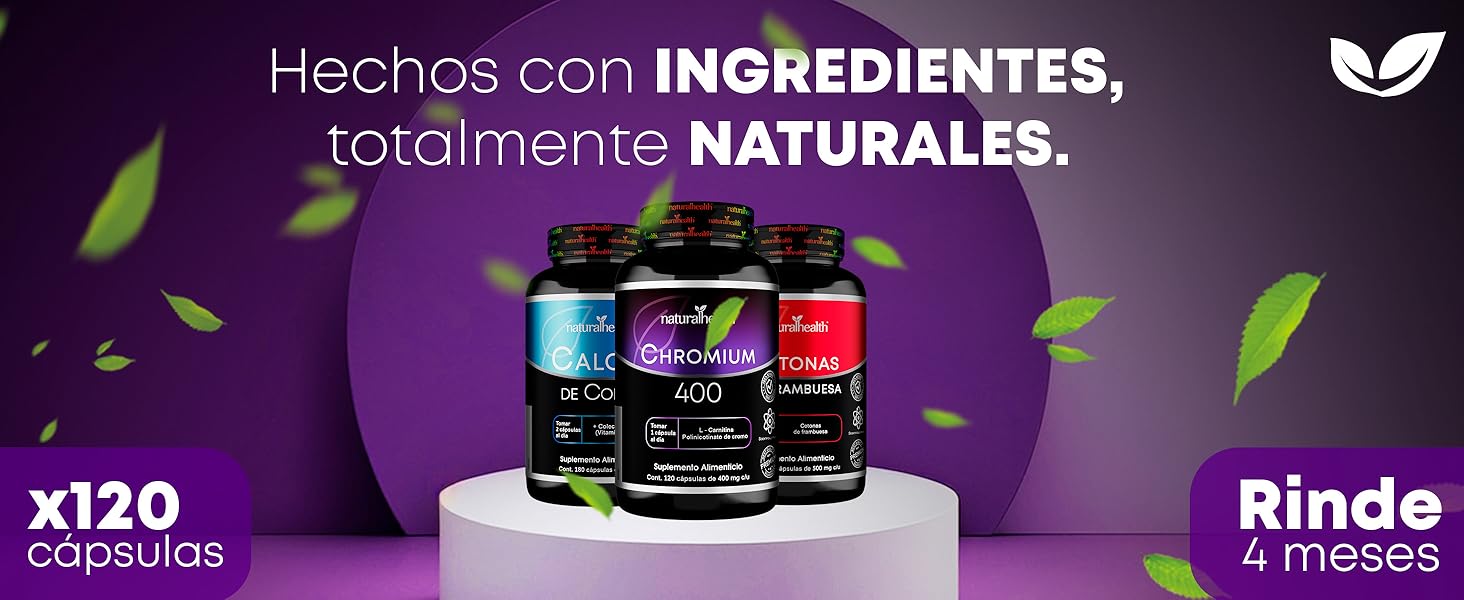 Ingredientes naturales - Chromium 400 PC