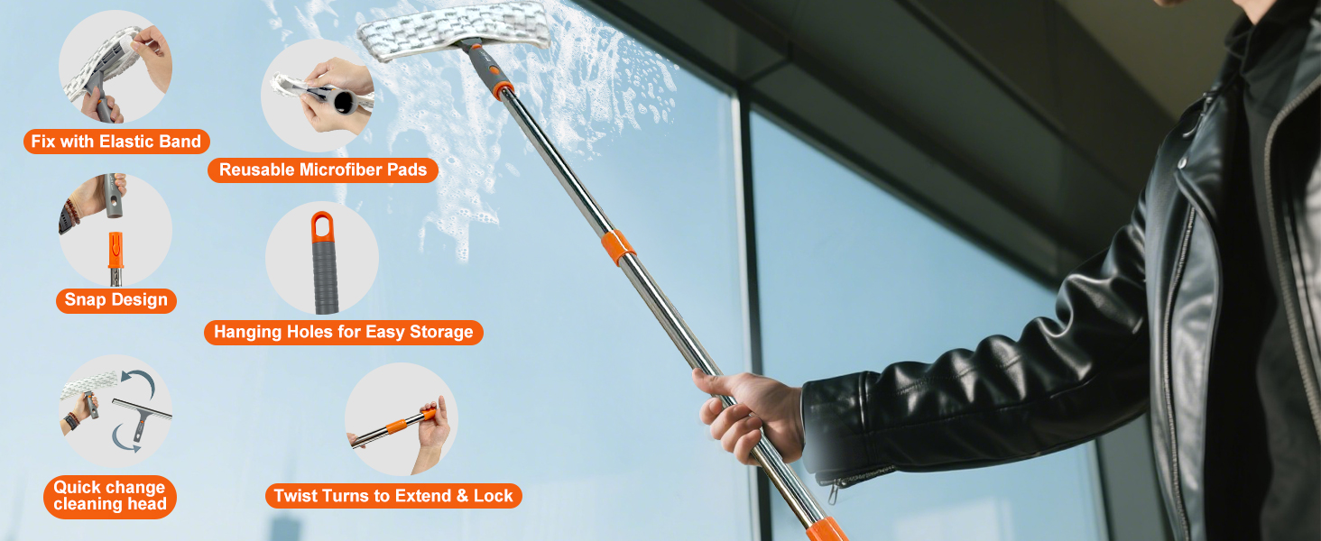 window cleaner squeegees