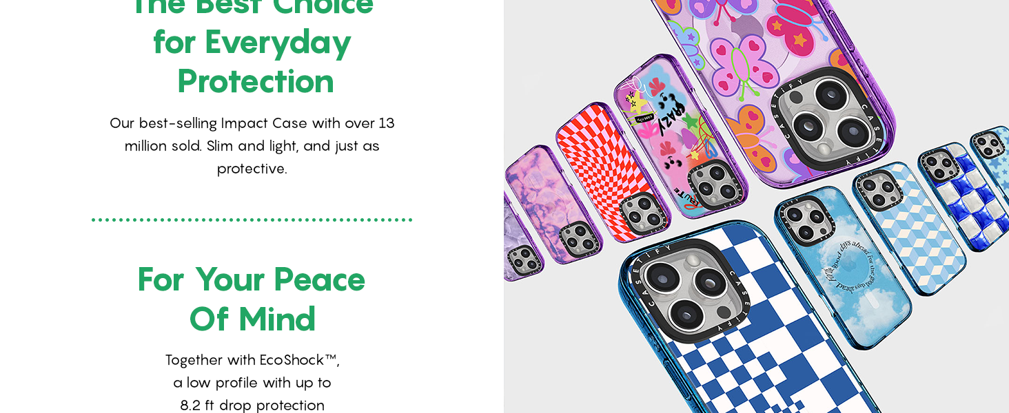 CASETiFY Impact Case for iPhone 16 Pro [Slim / 8.2 ft. 4X