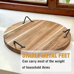 metal feet tray