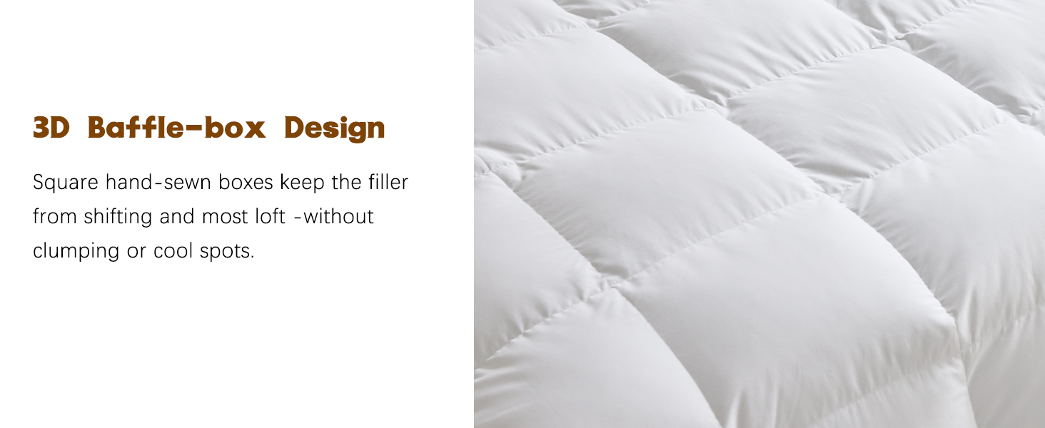 L LOVSOUL 75% Goose Down Fiber King Size Comforter, Fluffy Ultra Soft & All Season White Duvet Insert for Ultimate Co F210d2f7 5468 4187 Bf52 747a396c4901. CR0,0,1464,600 PT0 SX1464 V1