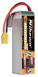リポバッテリー　16000mAh Amazon.co.jp: 6s Lipoバッテリーパック,22.2V Lipo 16000 mAh