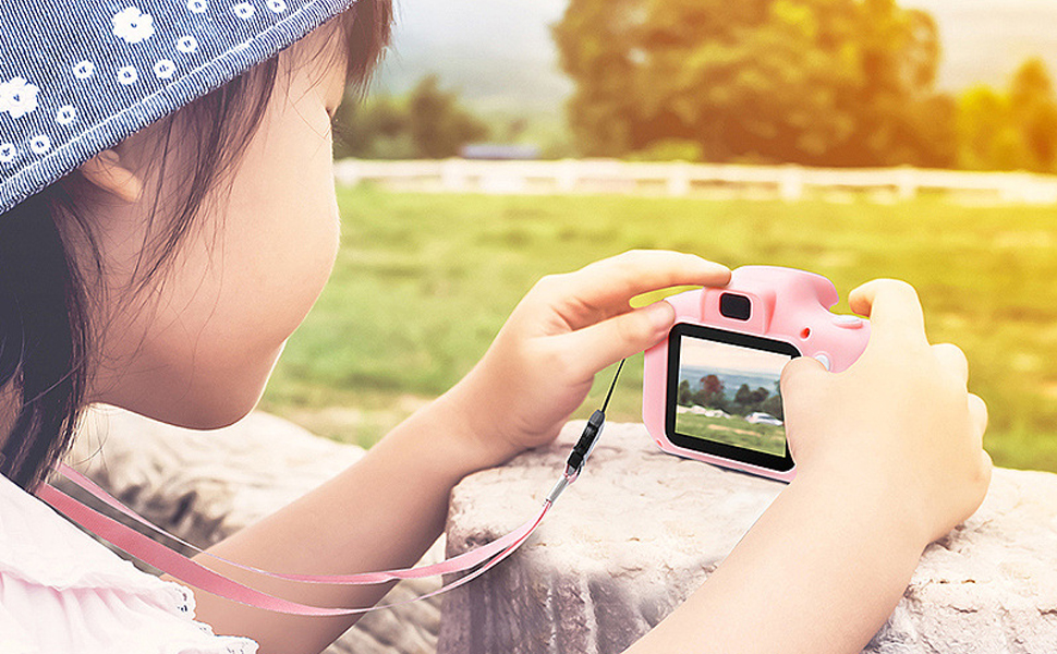 Portable Kid Video Camera, X2 Mini 2.0 inch 1080P IPS