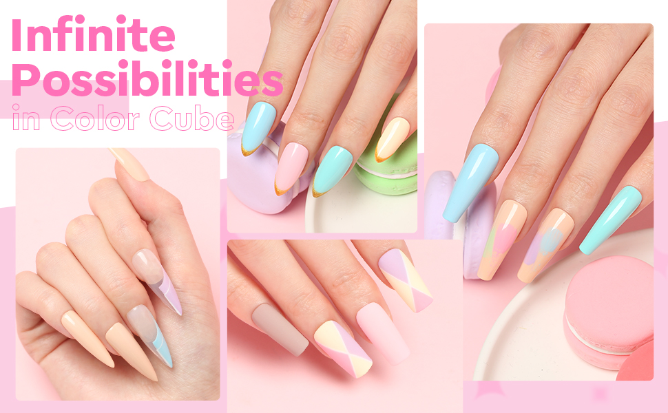 solid cream gel nail polish