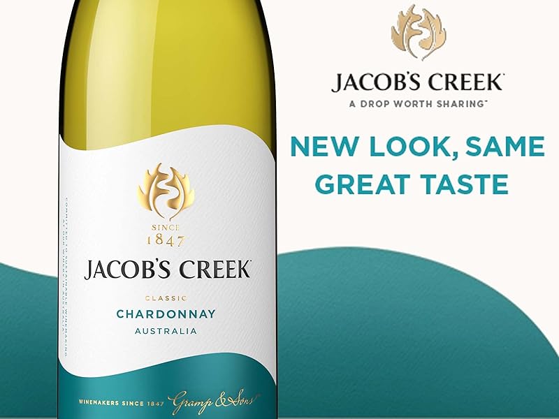 Jacob's Creek Chardonnay White Wine, 6 x 75cl Amazon.co.uk Grocery