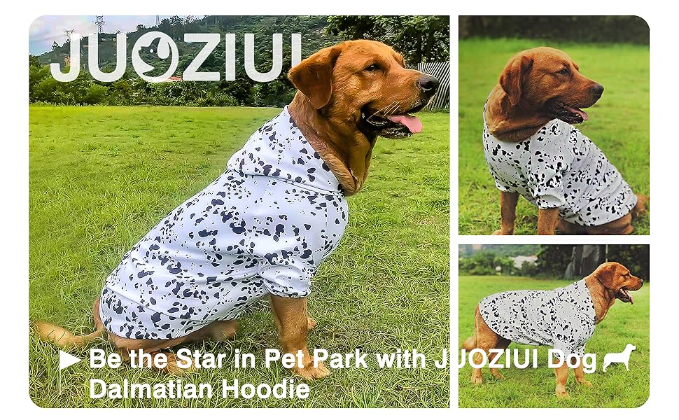 Dog Clothes for Small Medium Large Dog Dalmatian Hoodies