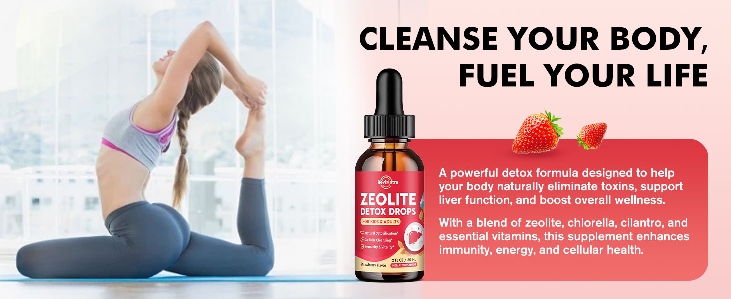 zeolite liquid drops for kids detox
