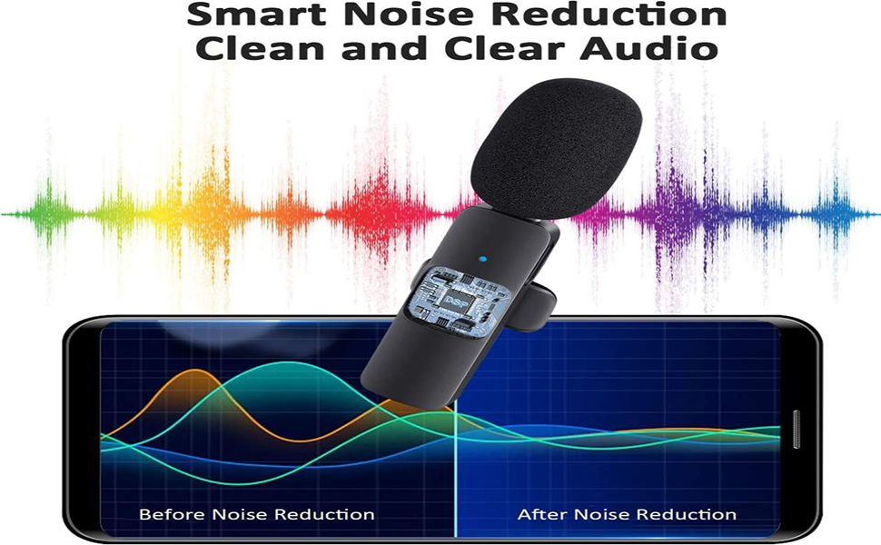 Amazon.com: SENXIN K8 Wireless Lavalier Microphone Plug and