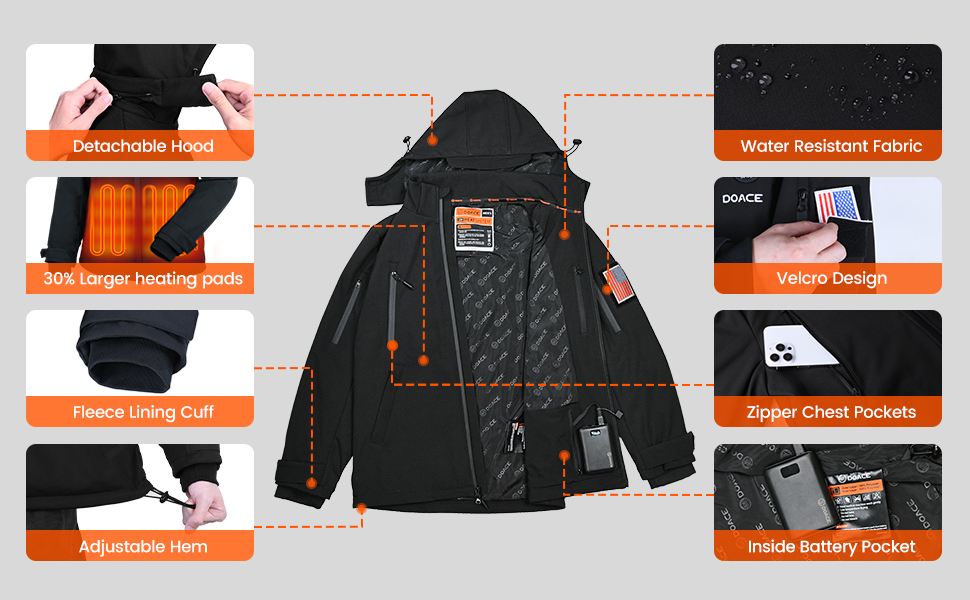 Aesynctx laced hand warmer ダークグレー G-Tech Hand Warmers and Heated Gear