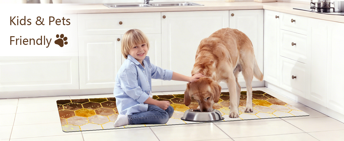 Kitchen Runner Rugs of 3