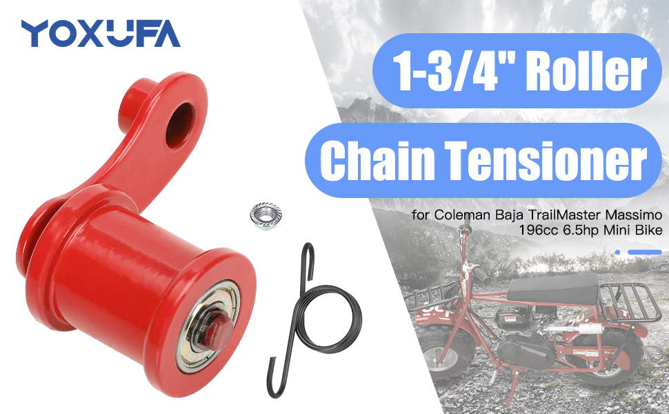 YOXUFA Mini Bike Chain Tensioner Adjuster with 13/4