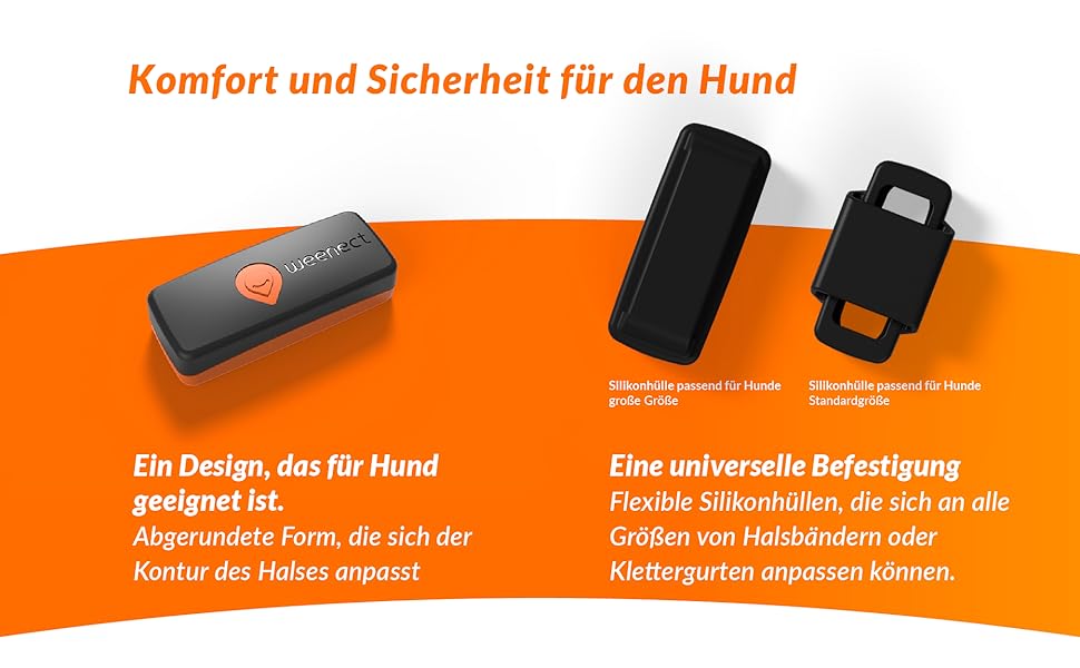 Weenect XS für Hunde Mini GPSTracker für Hunde GPSTracking in