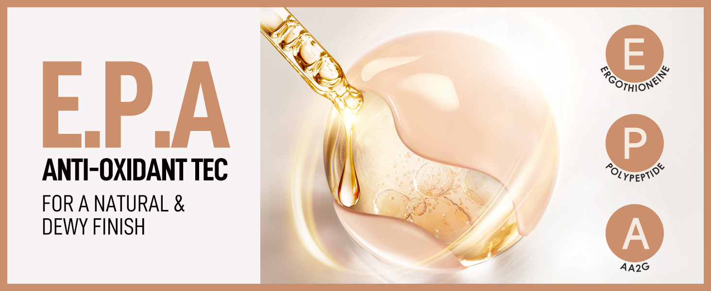 carslan sheer liquid foundation anti-oxidant anti-aging Long-Lasting Moisturization