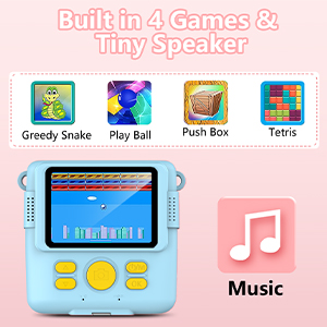 Instant Print Camera for Kids