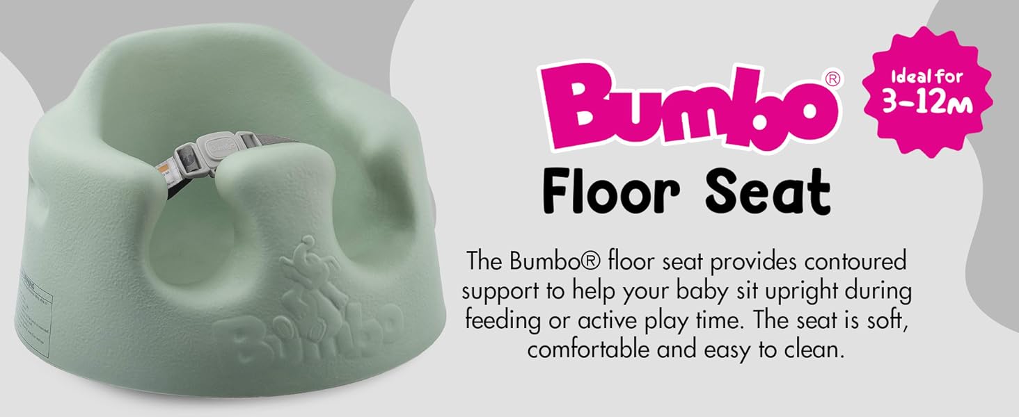 Bumbo Infant Floor Seat Baby Sit Up Chair and Sitting
