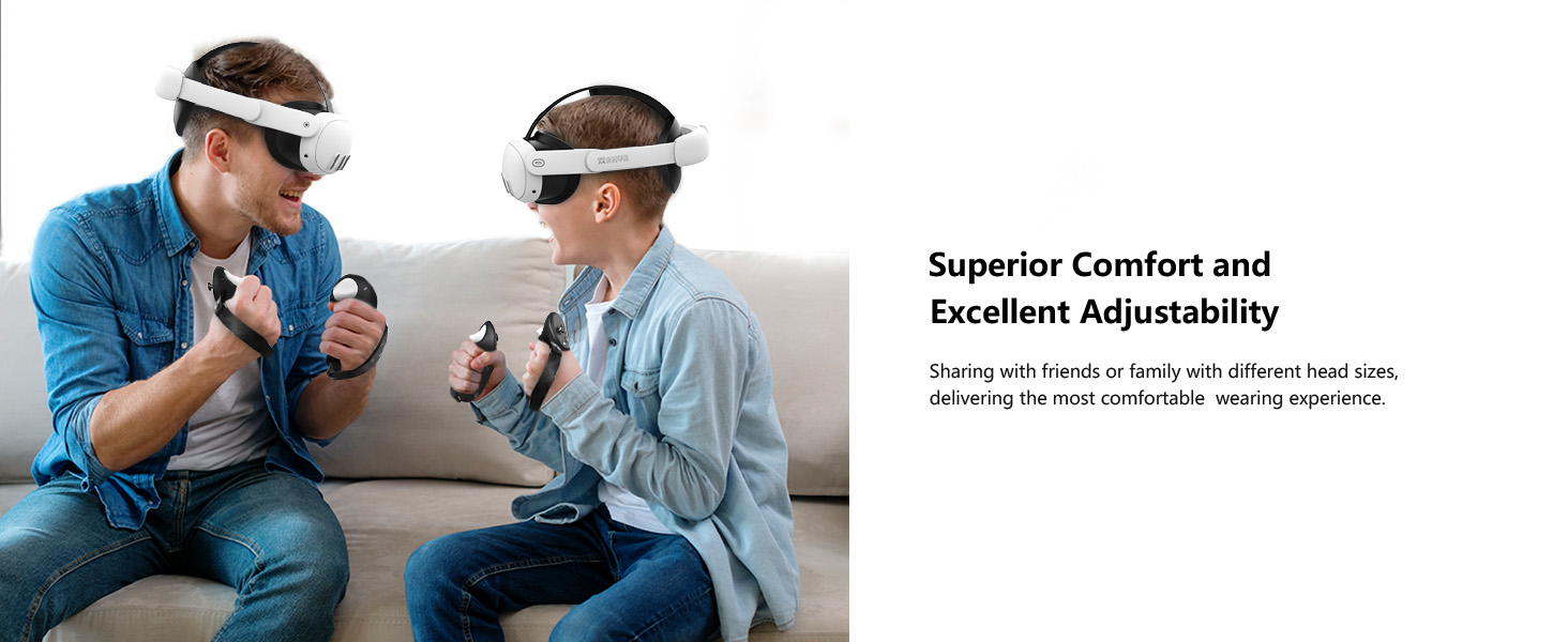 AMVR Head Strap Compatible with Meta/Oculus Quest 3 Accessories