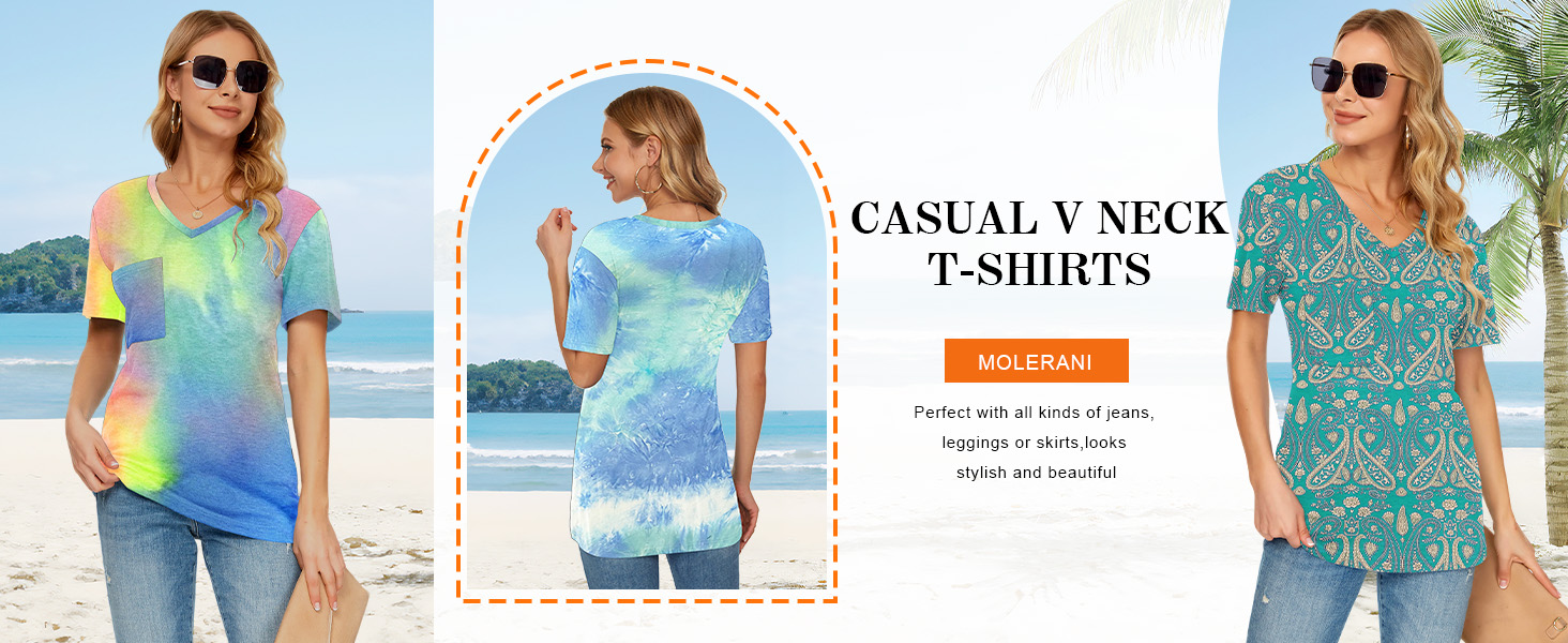 MOLERANI casual loose tshirts