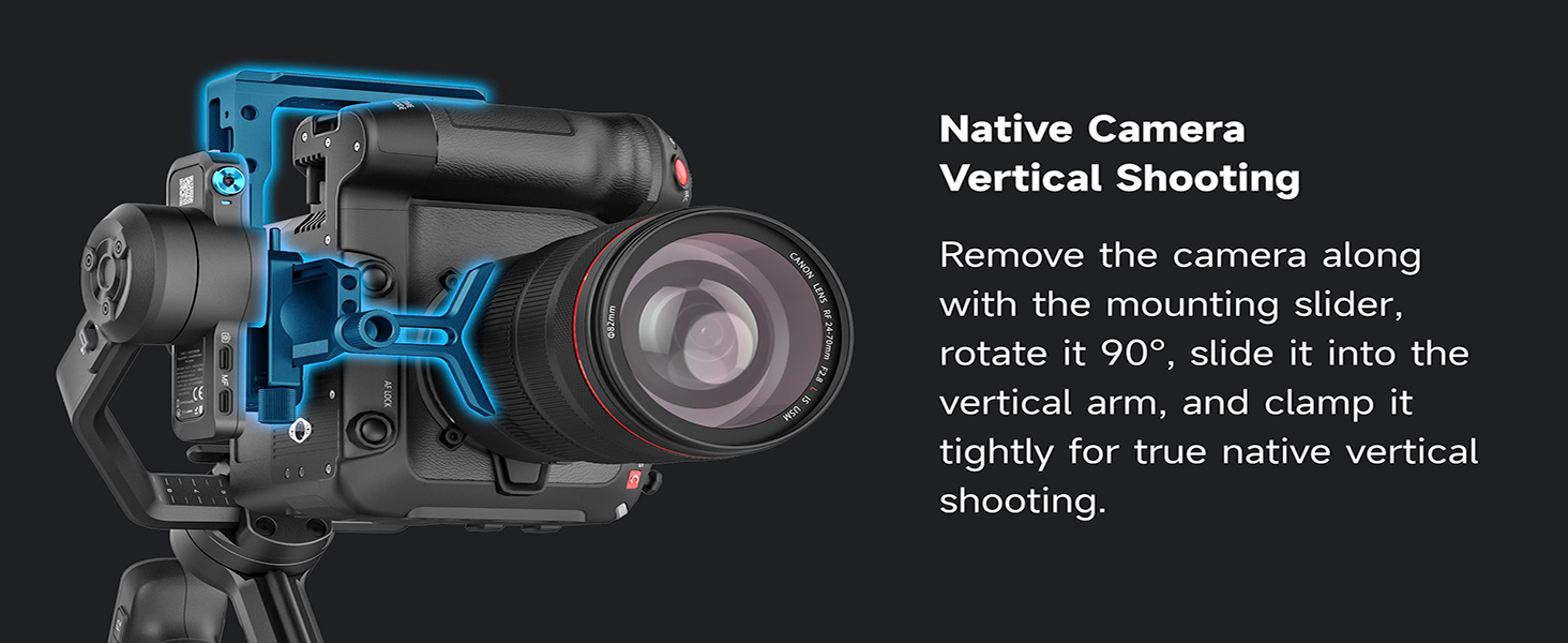 SCORP-C2 Gimbal Stabilizer, Native Vertical Shooting