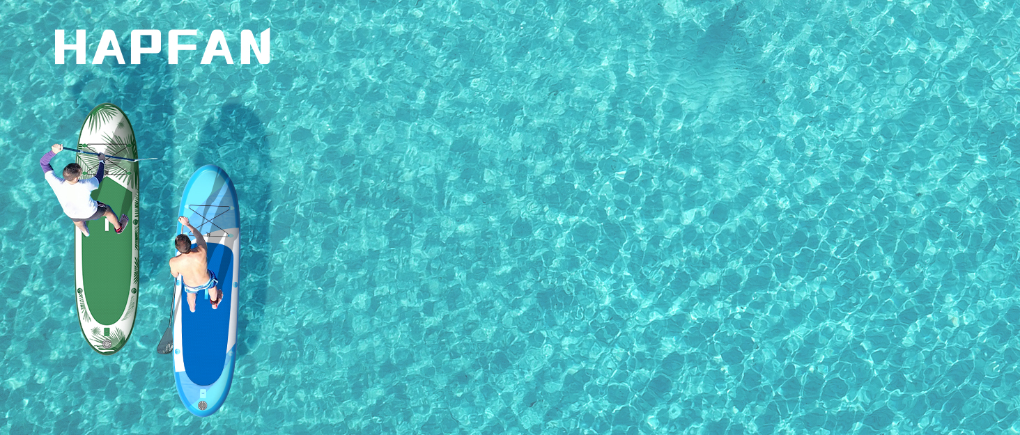 Hapfan Inflatable Stand Up Paddle Board Tropical Style 11’ x 32” x 6