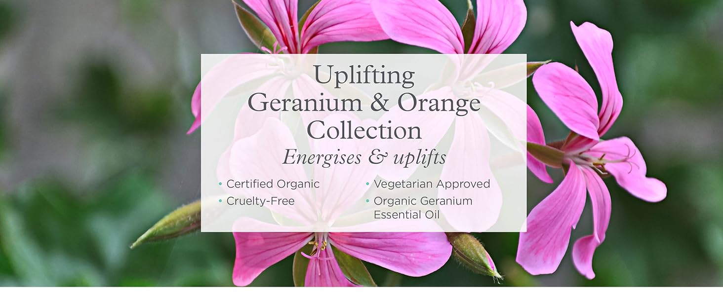 Neal's Yard Remedies Uplifting Geranium & Orange Collection Gift
