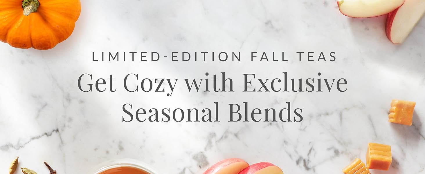 Limited-Edition Fall Teas — Get Cozy with Exclusive Seasonal Blends