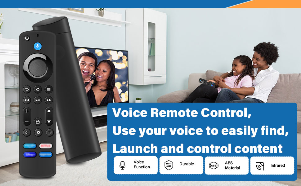 RUIZHI Fire Stick Remote Control, Replacement Firestick Remote for 1st