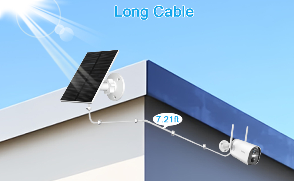 solar panel for camera
