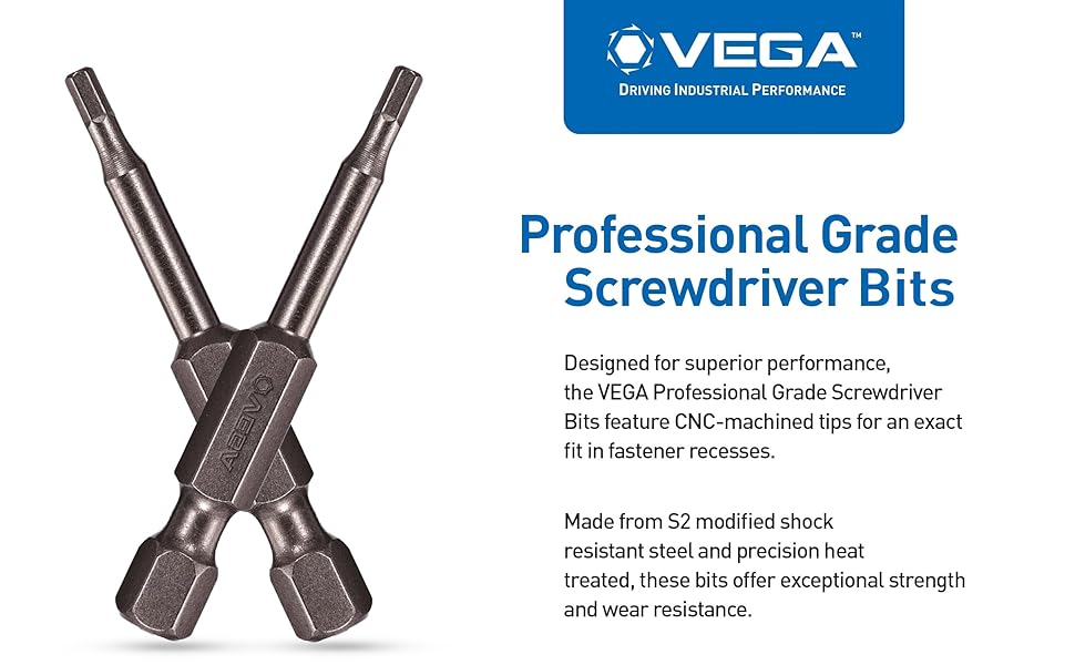 VEGA TORX Security Bit Set. Professional Grade 1