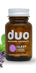 DUO sleep toothpaste tablets